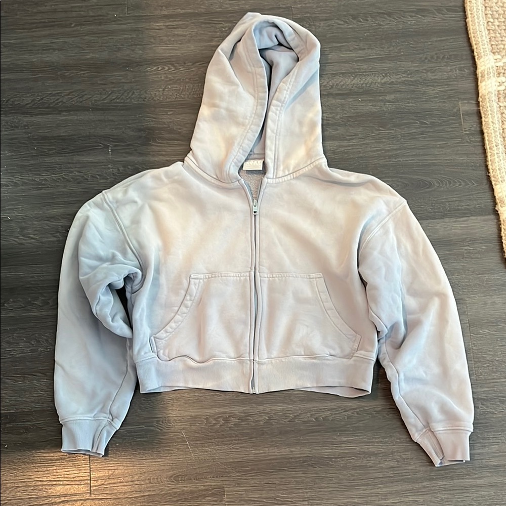 ARITZIA Cozy Sweatfleece Boyfriend Boxy Zip Hoodie